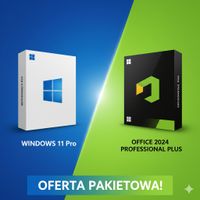 Win 11 PRO + Office 2024: Licencja DOŻYWOTNIA. F-ra VAT.