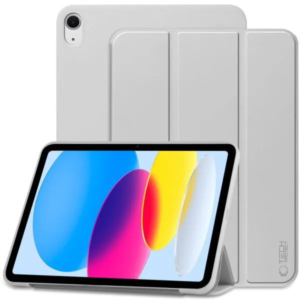 Etui Tech-Protect SmartCase na iPad 10.9" 2022 - szare zdjęcie 1