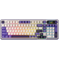 royal kludge rk-s98 blackberry mousse gaming keyboard chartreuse