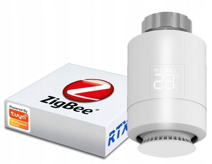 4x Głowica RTX Termostat + Bramka Zigbee WiFi Tuya SET zdjęcie 3