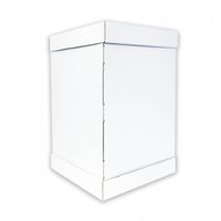 Karton pudełko na wysoki tort pietrowy 24,5x24,5x30 cm MOCNE OPAKOWANIE