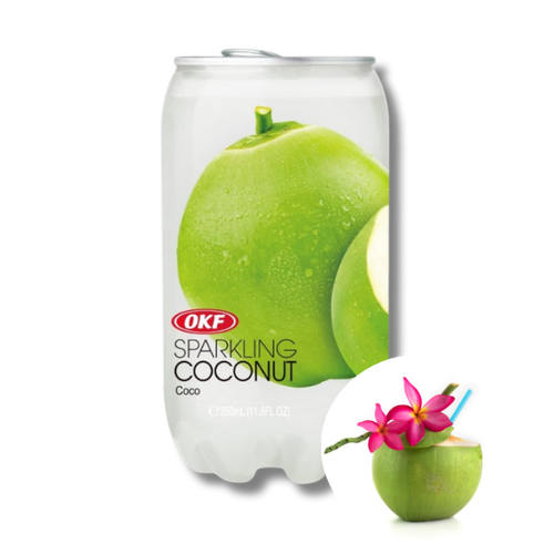 OKF Sparkling Coconut koreański napój gazowany kokosowy 350ml na Arena.pl