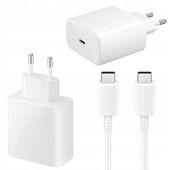 SZYBKA ŁADOWARKA SIECIOWA 45W DO SAMSUNG + KABEL USB-C 1M SZYBKIE ŁADOWANIE