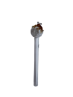 Długa Lufka z Grubego Szkła Cygarniczka z Brązowa Żabką na Końcu Lufki