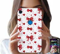 ETUI DO HUAWEI Y6S - CZERWONE WSTĄŻKI WSTĄŻKA MODNE WZORY
