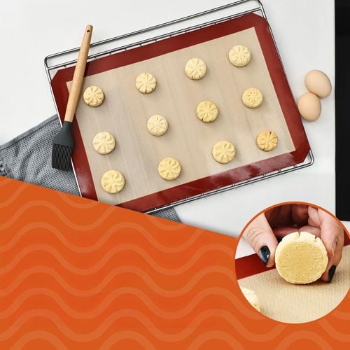 Zestaw 3 Mat Silikonowych do Pieczenia Bez BPA 42x29 Oraz 29x21 cm na Arena.pl