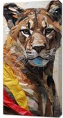 Obraz 50x100cm Papierowy Tygrys