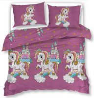 Pościel Z Mikrofibry 160X200 Jednorożec 2417