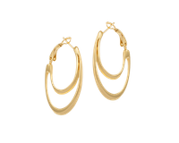 kolczyki owalne z kolekcji classic (p10552au)