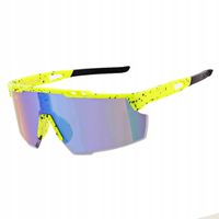 OKULARY Sportowe PRZECIWSŁONECZNE Rowerowe Filtr UV400 Lustrzanki + ETUI