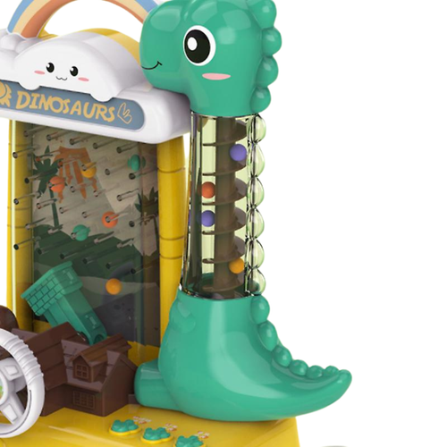Gra Zręcznościowa Łapacz Kulek Dinozaur Automat Winda Kierownica LED Dźwięk na Arena.pl
