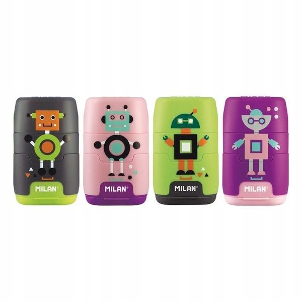 temperówko-gumka compact happy bots a'16 2576 zdjęcie 3