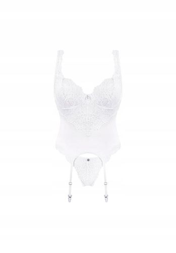 Bielizna-Amor Blanco gorset i stringi biały L/XL na Arena.pl
