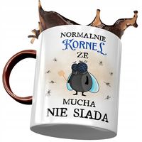 Kubek Bordowy Dla Kornela Kolegi Na Prezent Z Nadrukiem Ze Zdjęciem