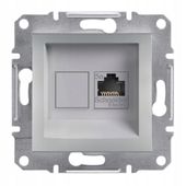GNIAZDO KOMP. RJ45 SCHNEIDER ASFORA ALUMINIUM