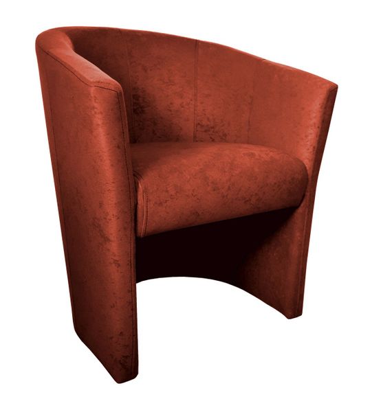 Fotel CLUB Mikrofaza 6 cegła zdjęcie 1