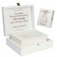 24 Pismo Święte Biblia Pierwsza Komunia na prezent pamiątka GRAWER