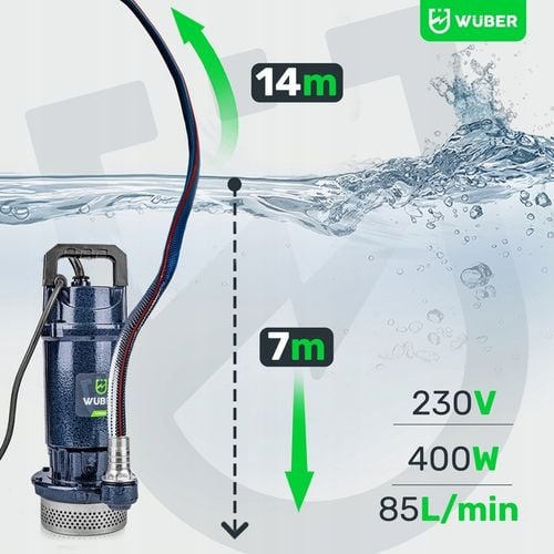 POMPA DO WODY CZYSTEJ BRUDNEJ ŚCIEKÓW SZAMBA Z SITKIEM ZANURZENIOWA 1" na Arena.pl