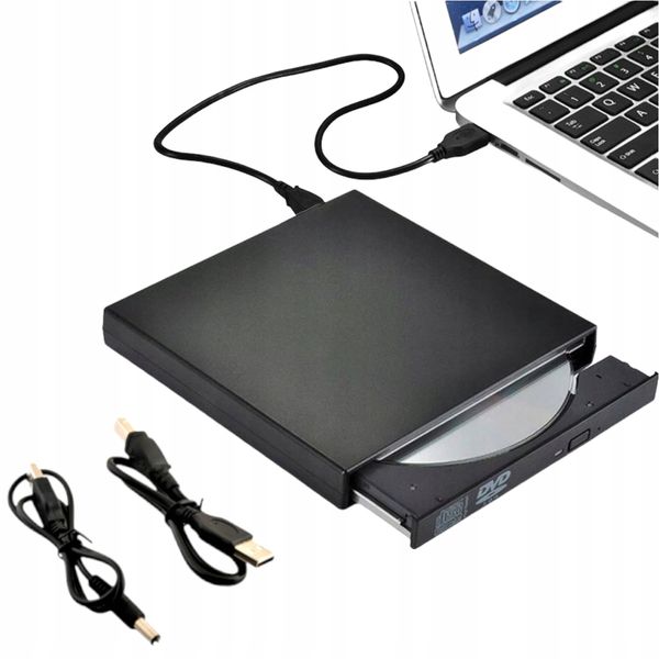 NAPĘD CD-R/DVD-ROM/RW ZEWNĘTRZNY USB NAGRYWARKA zdjęcie 1