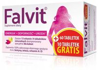 Falvit Witaminy Dla Kobiet 60 + 10 Tabletek Gratis