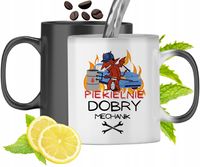 Kubek Magiczny Dla Mechanika Zmieniający Kolor Z Nadrukiem Ze Zdjęciem