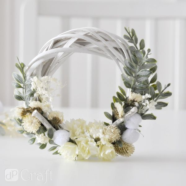 KWIATY PAPIEROWE BIAŁE CEKP-074 DP CRAFT zdjęcie 2