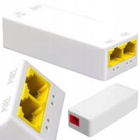 REPEATER POE POE012-S 10/100MBPS | ZASIĘG DO 250M | 2 PORTY RJ45 | 57V