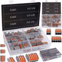 ZESTAW SZYBKOZŁĄCZEK ELEKTRYCZNYCH DO DRUTU 0,5 - 2,5 MM 60SZT