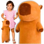 KAPIBARA WAŁEK 50CM PLUSZAK ZABAWKA MASKOTKA PLUSZOWA PRZYTULANKA MIĘKKA