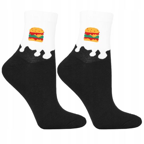 Skarpetki Damskie Bawełniane Zabawne Słodkości 3/4 MORAJ 3-PARY 35-38 na Arena.pl