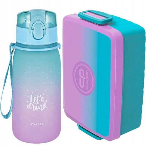 ZESTAW ŚNIADANIOWY BIDON ŚNIADANIÓWKA BPA FREE na Arena.pl