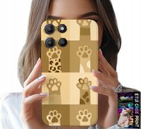 ETUI DO MOTOROLA MOTO G15 - LOVE CAT, WZORY Z KOTAMI, ŁAPKI KOTÓW