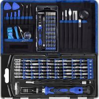 ZESTAW WKRĘTAKÓW ŚRUBOKRĘTÓW BITÓW PRECYZYJNE W ETUI 75 ELEMENTÓW