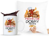 Zestaw Poduszka + Kubek Prezent Dla Piekarza Z Nadrukiem Ze Zdjęciem