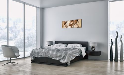 Obraz Na Płótnie - Mapa Kontynenty - 90X30 Cm - Ca90X30-3590 na Arena.pl