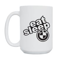KUBEK "EAT SLEEP BMW" Wzór - Duży 450 ml