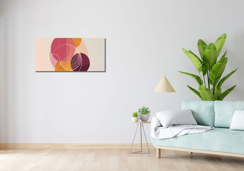 Obraz 90x40cm Przenikanie Ciepła zdjęcie 2