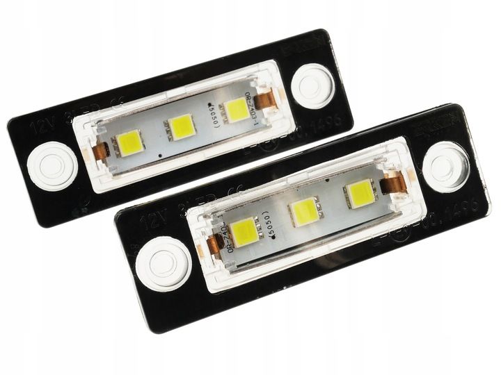 Lampki LED podświetlenie rejestracji VW Caddy T5 Passat B5 B6 Touran T5 zdjęcie 3