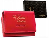 Eleganckie portfele KOBIECE WZORY prezent dla żony