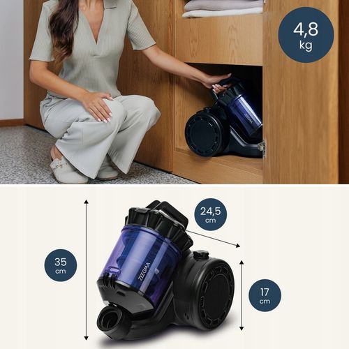 ODKURZACZ CYKLONOWY 4000W BEZ WORKÓW TURBO MOC SYSTEM SSANIA 2,5L ZEEGMA na Arena.pl