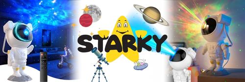 Projektor gwiazd nocna lampa kosmos led rzutnik dla dzieci astronauta pilot na Arena.pl