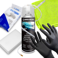 NANOCLEAN DO ODGRZYBIANIA KLIMATYZACJI BIOBÓJCZY MAGICZNA GĄBKA MIKROFIBRA