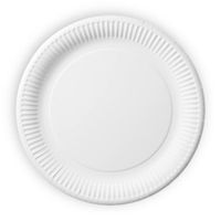 talerz papierowy 23cm biały 100szt