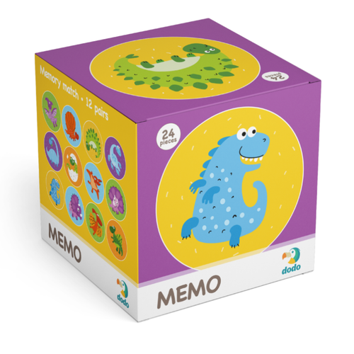Gra Edukacyjna Memory Dodo Dinozaury Dla Dzieci 300142 na Arena.pl