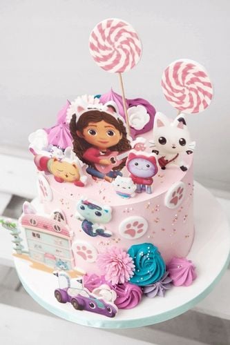 Wydruk Tort KOCI DOMEK GABI 17 El + GRATIS Tabliczka Napis Opłatek na Arena.pl