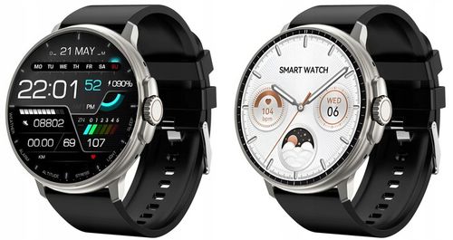 Zegarek męski SMARTWATCH Rubicon ROZMOWY KROKI SMS Sportowy MENU PL na Arena.pl