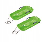 2x Sanki Ślizg Bobslej z hamulcami Szybki jeździk