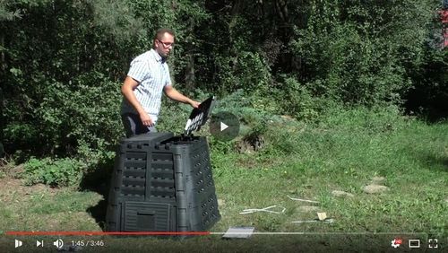 KOMPOSTOWNIK ECOSMART 480L CZARNY - NOWY MODEL na Arena.pl