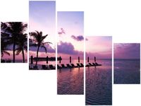 OBRAZ MAGICZNY ZACHÓD SŁOŃCA MALEDIWACH