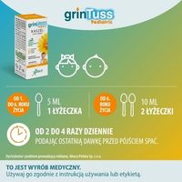 GrinTuss Pediatric syrop na kaszel suchy i mokry dla dzieci 128 g